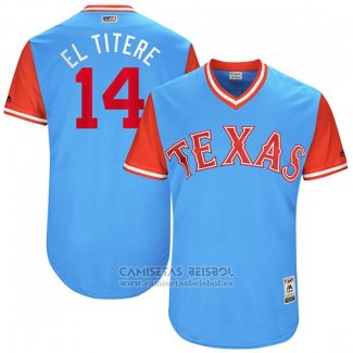 Camiseta Beisbol Hombre Texas Rangers 2017 Little League World Series Carlos Gomez Azul