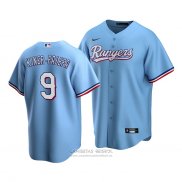 Camiseta Beisbol Hombre Texas Rangers Isiah Kiner Falefa Replica Alterno Azul