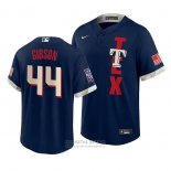 Camiseta Beisbol Hombre Texas Rangers Kyle Gibson 2021 All Star Replica Azul