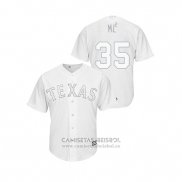 Camiseta Beisbol Hombre Texas Rangers Lance Lynn 2019 Players Weekend Replica Blanco