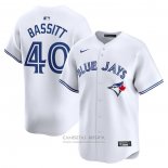 Camiseta Beisbol Hombre Toronto Blue Jays Chris Bassitt Primera Limited Blanco