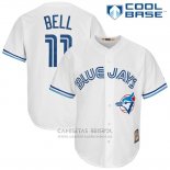 Camiseta Beisbol Hombre Toronto Blue Jays George Bell Blanco Cool Base