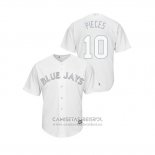 Camiseta Beisbol Hombre Toronto Blue Jays Reese Mcguire 2019 Players Weekend Replica Blanco