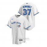 Camiseta Beisbol Hombre Toronto Blue Jays Teoscar Hernandez Replica Primera Blanco