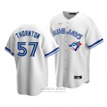 Camiseta Beisbol Hombre Toronto Blue Jays Trent Thornton Cooperstown Collection Primera Blanco