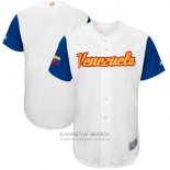 Camiseta Beisbol Hombre Venezuela Clasico Mundial de Beisbol 2017 Personalizada Blanco