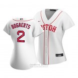 Camiseta Beisbol Mujer Boston Red Sox Xander Bogaerts 2021 Replica Blanco