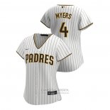 Camiseta Beisbol Mujer San Diego Padres Wil Myers Replica 2020 Primera Blanco