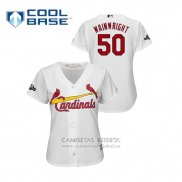 Camiseta Beisbol Mujer St. Louis Cardinals Jack Flaherty 2020 Replica Primera Blanco