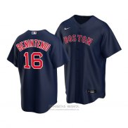 Camiseta Beisbol Nino Boston Red Sox Andrew Benintendi Replica Alterno 2020 Azul