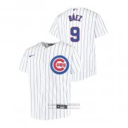 Camiseta Beisbol Nino Chicago Cubs Javier Baez Replica Primera Blanco