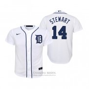 Camiseta Beisbol Nino Detroit Tigers Christin Stewart Replica Primera Blanco