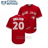 Camiseta Beisbol Nino Toronto Blue Jays Josh Donaldson Cool Base Replica Scarlet