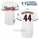 Camiseta Beisbol Hombre Arizona Diamondbacks 44 Paul Goldschmidt Primera Blanco Cool Base