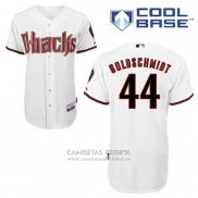 Camiseta Beisbol Hombre Arizona Diamondbacks 44 Paul Goldschmidt Primera Blanco Cool Base