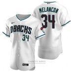 Camiseta Beisbol Hombre Arizona Diamondbacks Mark Melancon Autentico Alterno Blanco Camiseta Beisbol Hombre Arizona Diamondbacks Mark Melancon Autentico Alterno Blanco