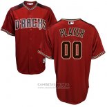 Camiseta Beisbol Hombre Arizona Diamondbacks Personalizada Rojo