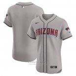 Camiseta Beisbol Hombre Arizona Diamondbacks Vapor Premier Elite Gris