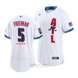 Camiseta Beisbol Hombre Atlanta Braves Freddie Freeman 2021 All Star Autentico Blanco