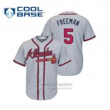 Camiseta Beisbol Hombre Atlanta Braves Freddie Freeman Cool Base Road 2019 Gris