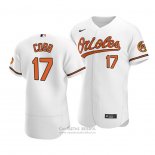 Camiseta Beisbol Hombre Baltimore Orioles Alex Cobb Autentico Primera Blanco