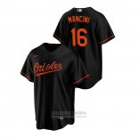 Camiseta Beisbol Hombre Baltimore Orioles Trey Mancini Replica Alterno Negro