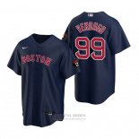 Camiseta Beisbol Hombre Boston Red Sox Alex Verdugo Replica Azul