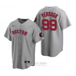 Camiseta Beisbol Hombre Boston Red Sox Alex Verdugo Replica Gris