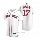 Camiseta Beisbol Hombre Boston Red Sox Nathan Eovaldi Autentico 2020 Primera Blanco