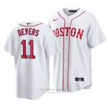 Camiseta Beisbol Hombre Boston Red Sox Rafael Devers Replica 2021 Blanco