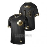 Camiseta Beisbol Hombre Chicago Cubs Ernie Banks 2019 Golden Edition Negro