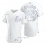 Camiseta Beisbol Hombre Chicago Cubs Jackie Robinson Award Collection Retired Blanco