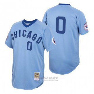 Camiseta Beisbol Hombre Chicago Cubs Marcus Stroman Autentico 1976 Cooperstown Azul