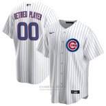 Camiseta Beisbol Hombre Chicago Cubs Primera Pick-A-Player Retired Roster Replica Blanco