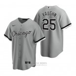 Camiseta Beisbol Hombre Chicago White Sox Andrew Vaughn Replica Gris