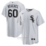 Camiseta Beisbol Hombre Chicago White Sox Dallas Keuchel Primera Replica Blanco