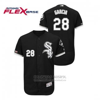 Camiseta Beisbol Hombre Chicago White Sox Leury Garcia Flex Base Negro