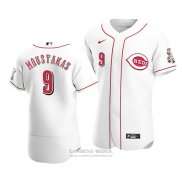 Camiseta Beisbol Hombre Cincinnati Reds Mike Moustakas Autentico Primera Blanco
