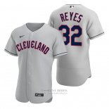 Camiseta Beisbol Hombre Cleveland Guardians Franmil Reyes Autentico Road Gris