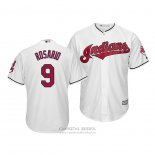 Camiseta Beisbol Hombre Cleveland Indians Eddie Rosario Cool Base Primera Blanco