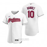 Camiseta Beisbol Hombre Cleveland Indians Harold Ramirez Autentico Primera Blanco
