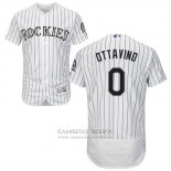 Camiseta Beisbol Hombre Colorado Adam Ottavino Blanco Flex Base