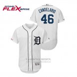Camiseta Beisbol Hombre Detroit Tigers Jeimer Candelario Flex Base Blanco