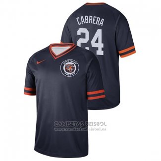 Camiseta Beisbol Hombre Detroit Tigers Miguel Cabrera Cooperstown Collection Legend Azul