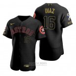 Camiseta Beisbol Hombre Houston Astros Aledmys Diaz Negro 2021 Salute To Service