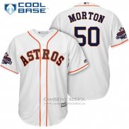 Camiseta Beisbol Hombre Houston Astros Charlie Morton Blanco Cool Base