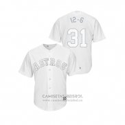 Camiseta Beisbol Hombre Houston Astros Collin Mchugh 2019 Players Weekend 12 6 Replica Blanco