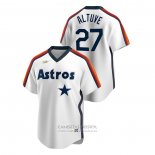 Camiseta Beisbol Hombre Houston Astros Jose Altuve Cooperstown Collection Primera Blanco