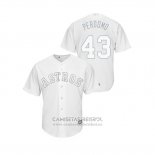 Camiseta Beisbol Hombre Houston Astros Lance Mccullers 2019 Players Weekend Perdomo Replica Blanco