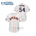 Camiseta Beisbol Hombre Houston Astros Roberto Osuna 2019 Postemporada Cool Base Blanco